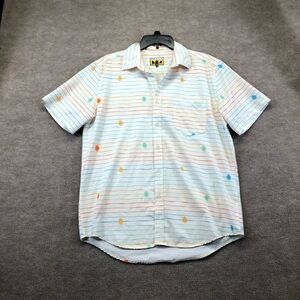 Bell’s Brewing Short Sleeve button up size Medium